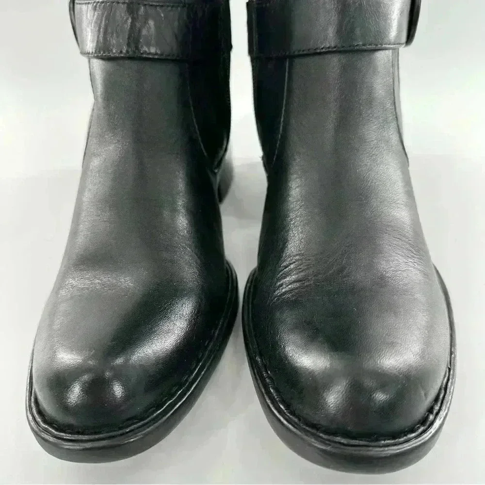 Born womens over the knee boots size 7.5 38.5 black leather Insulated